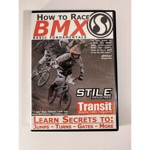 How To Race BMX DVD Basic Fundamentals Learn Secrets To Jumps Turns Gates Stile